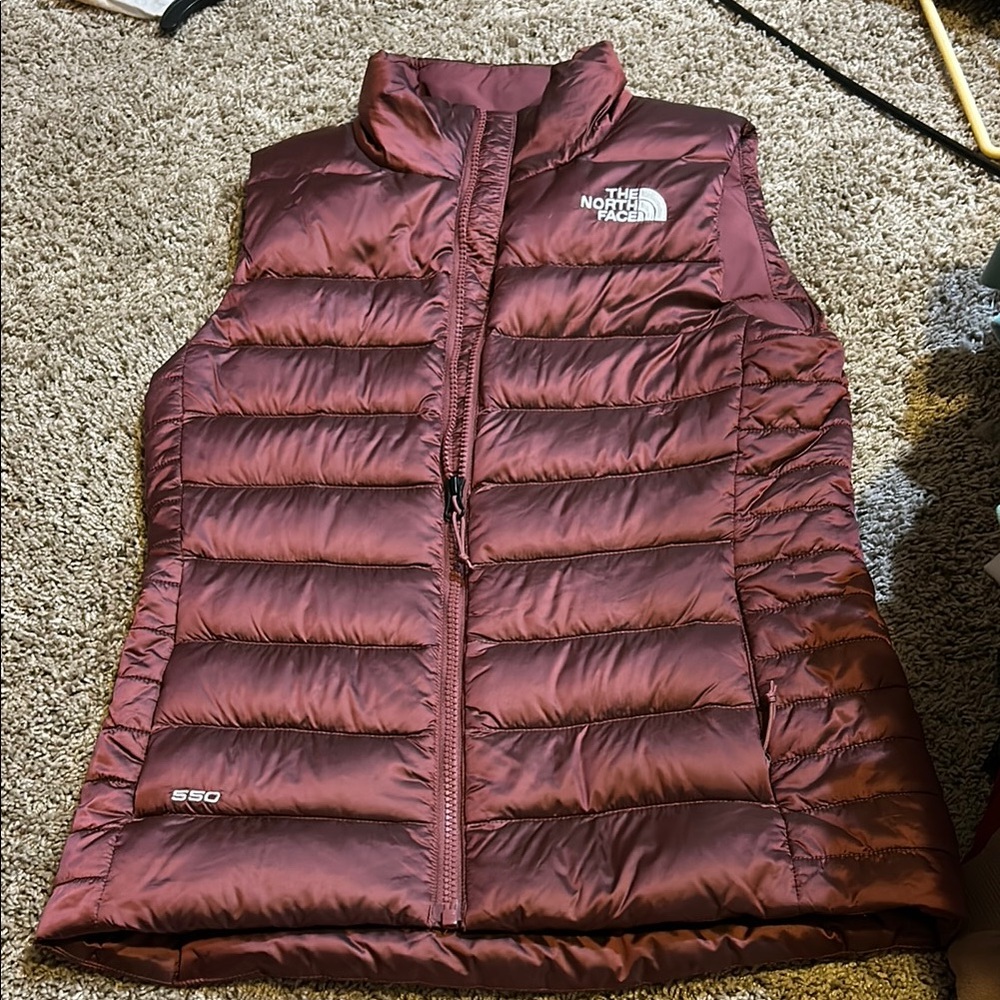 The North Face Women's Maroon Puffer Vest